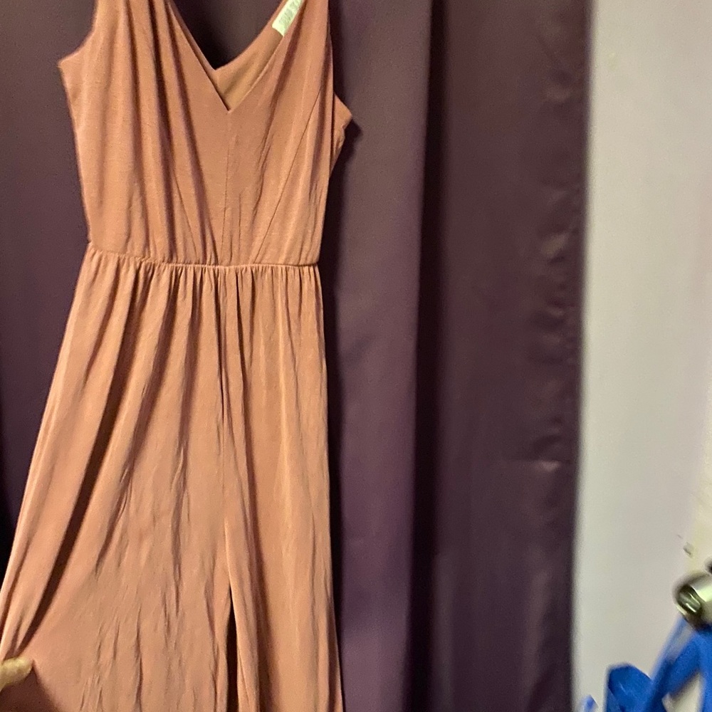 Nude Pink Pants romper